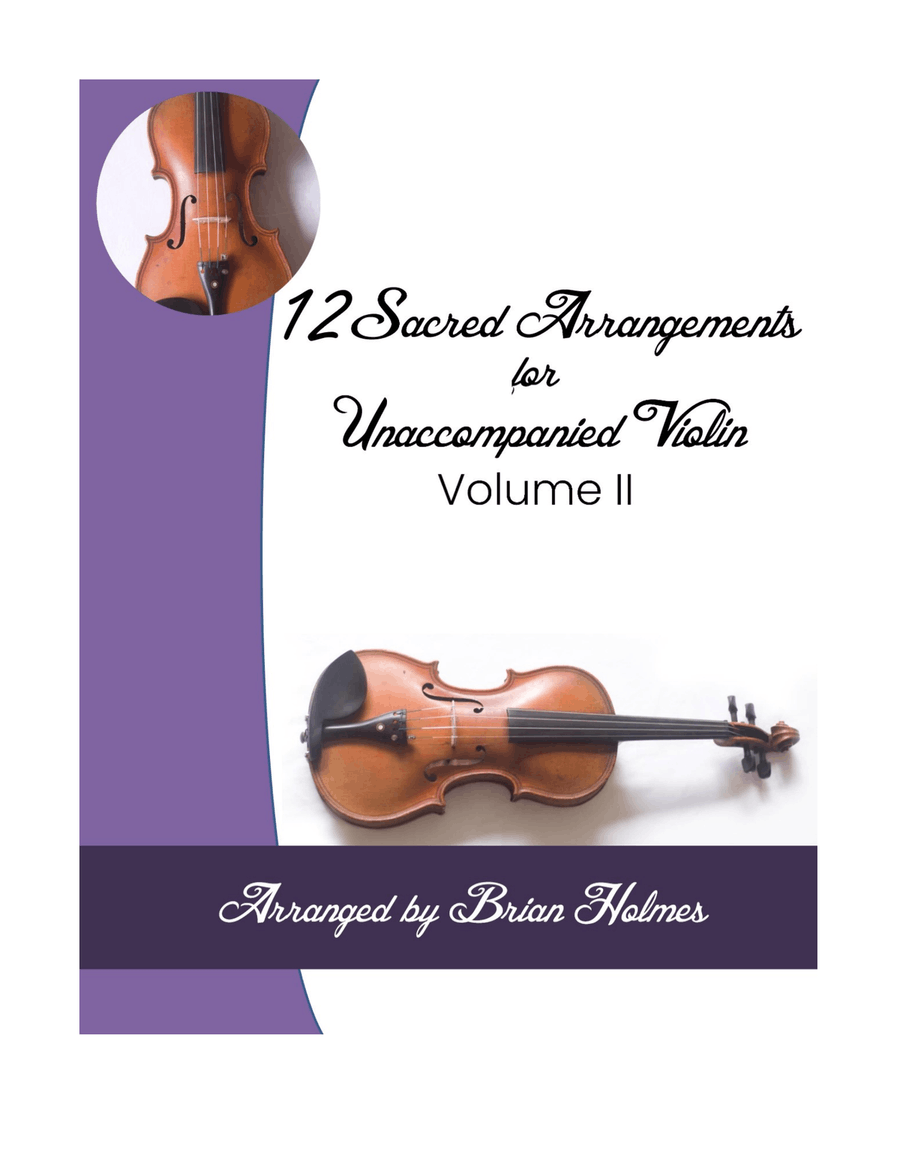 12 Sacred Arrangements for Unaccompanied Viola Volume II Viola Solo scores gallery preview page 1