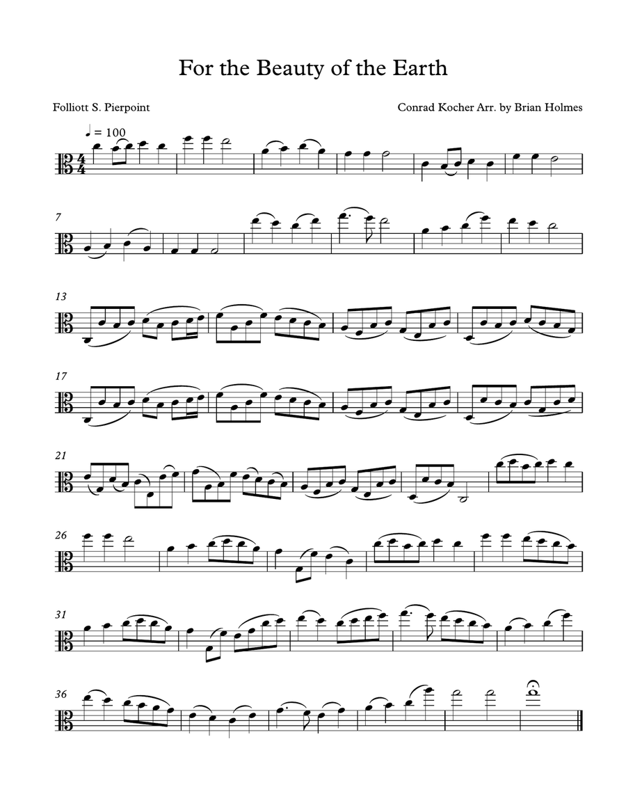 12 Sacred Arrangements for Unaccompanied Viola Volume II Viola Solo scores gallery preview page 4