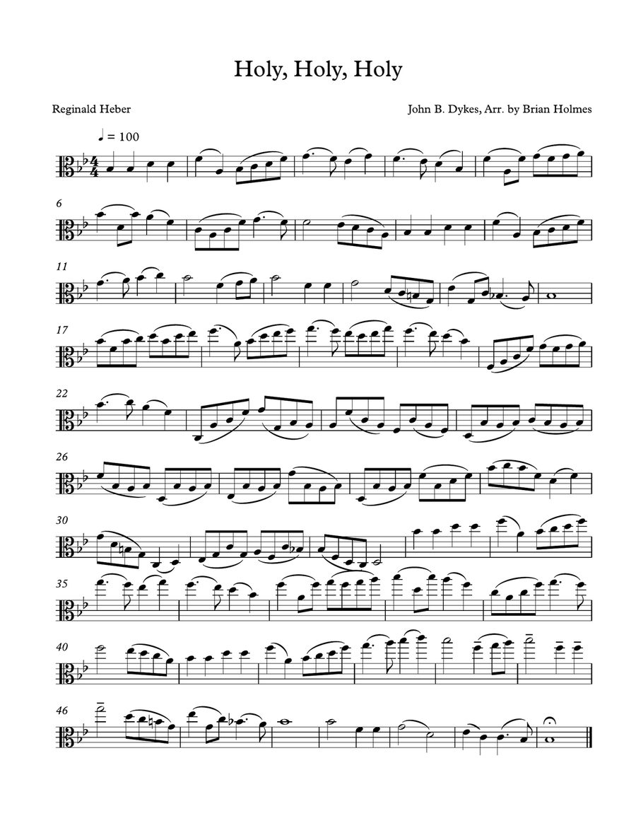 12 Sacred Arrangements for Unaccompanied Viola Volume II Viola Solo scores gallery preview page 5