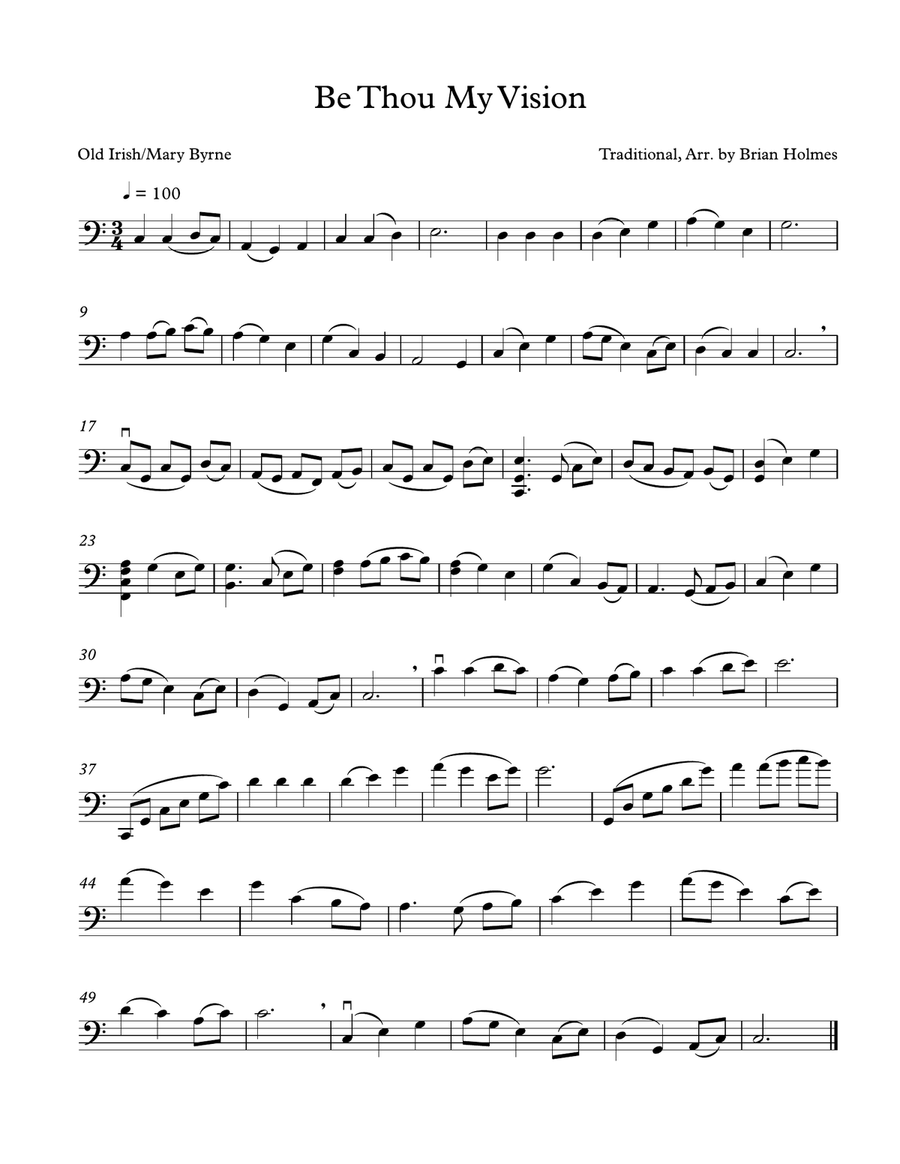 12 Sacred Arrangements for Unaccompanied Cello Cello Solo scores gallery preview page 3
