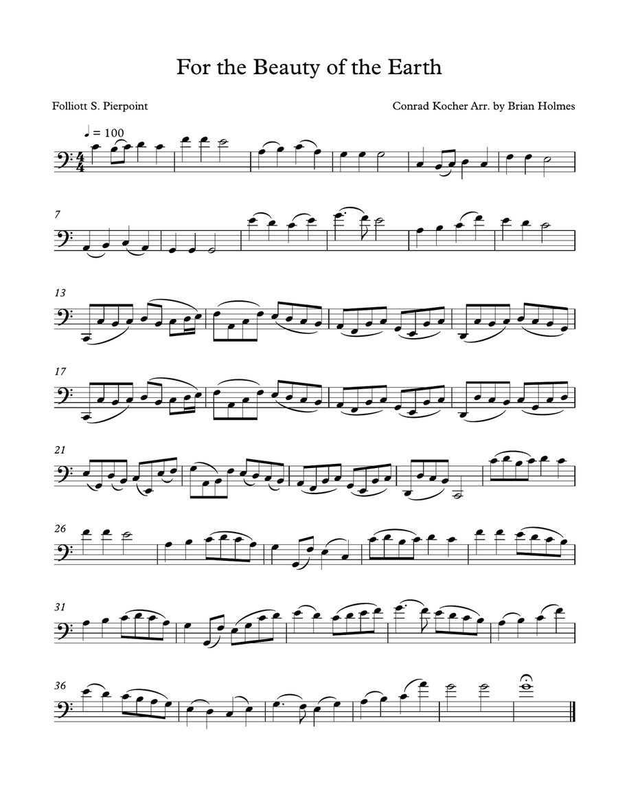 12 Sacred Arrangements for Unaccompanied Cello Cello Solo scores gallery preview page 5