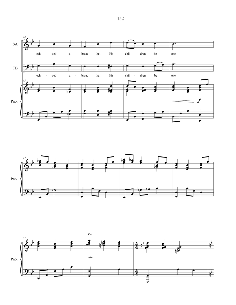 The Greatest of All, sacred music for SATB Choir 4-Part scores gallery preview page 5