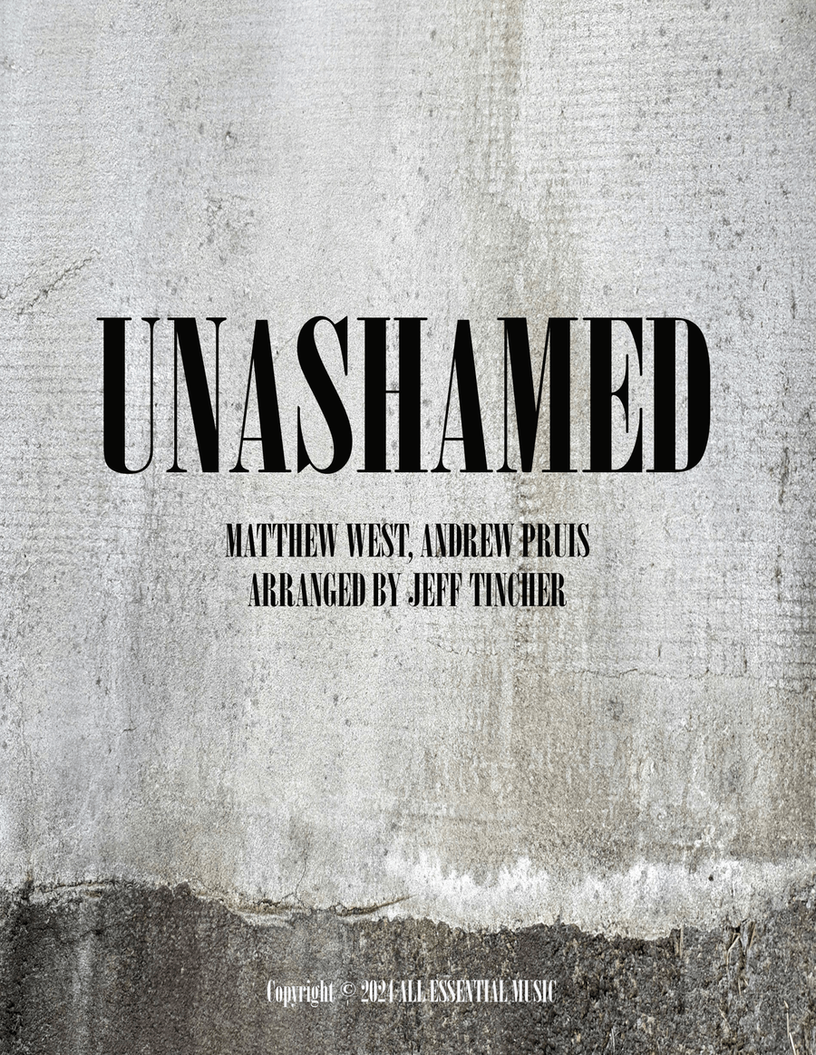 Unashamed Unashamed Piano, Vocal scores gallery preview page 1