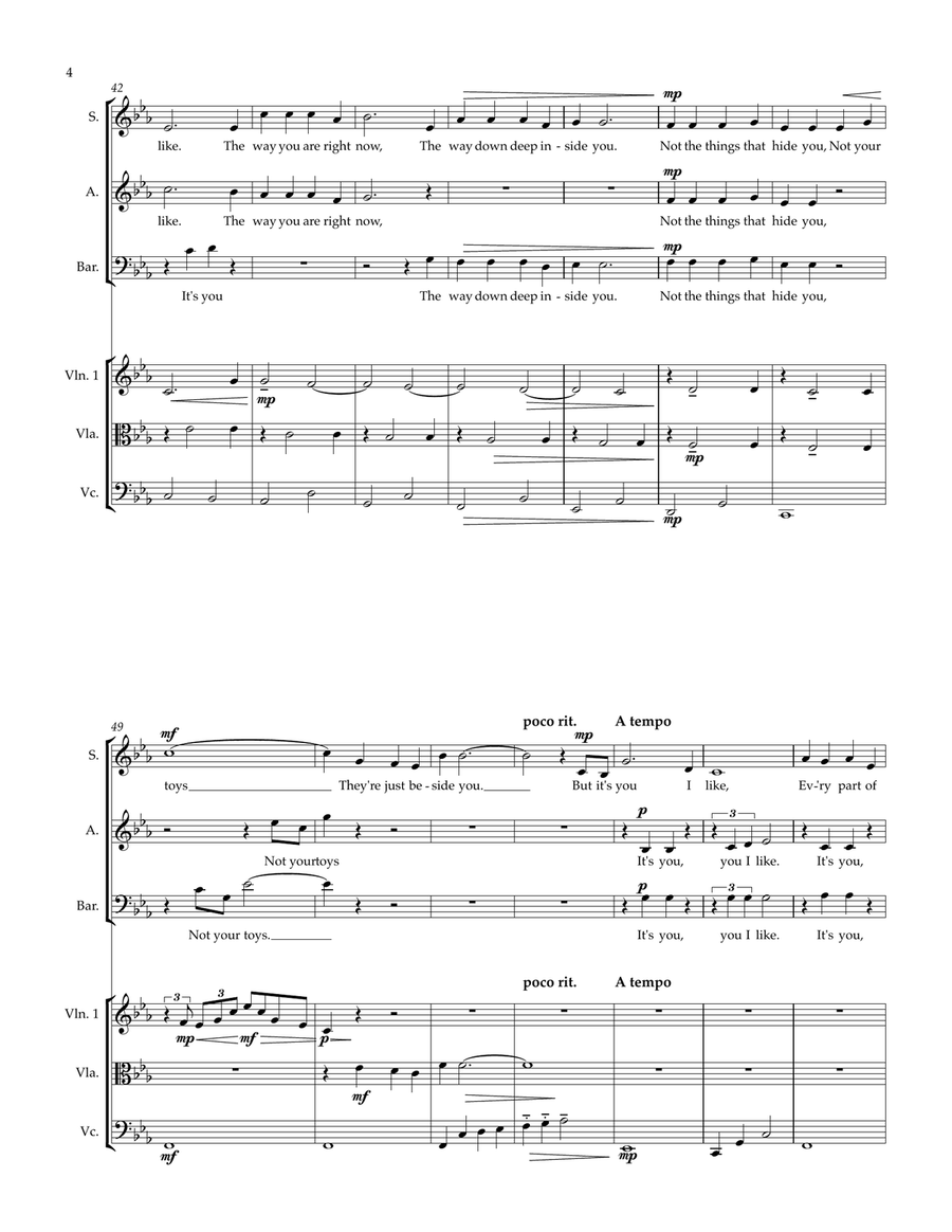 It's You I Like Small Ensemble scores gallery preview page 4