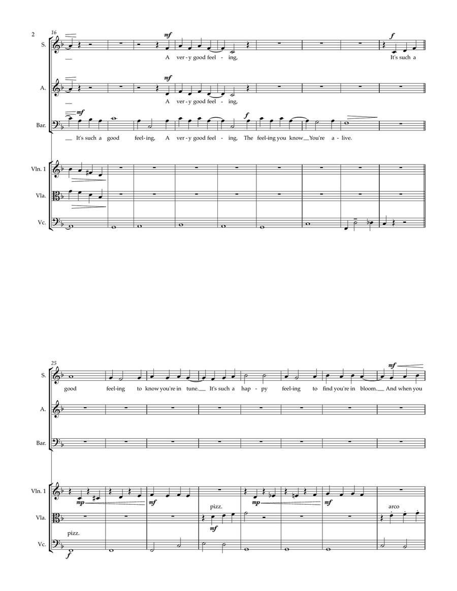 It's Such A Good Feeling Small Ensemble scores gallery preview page 2