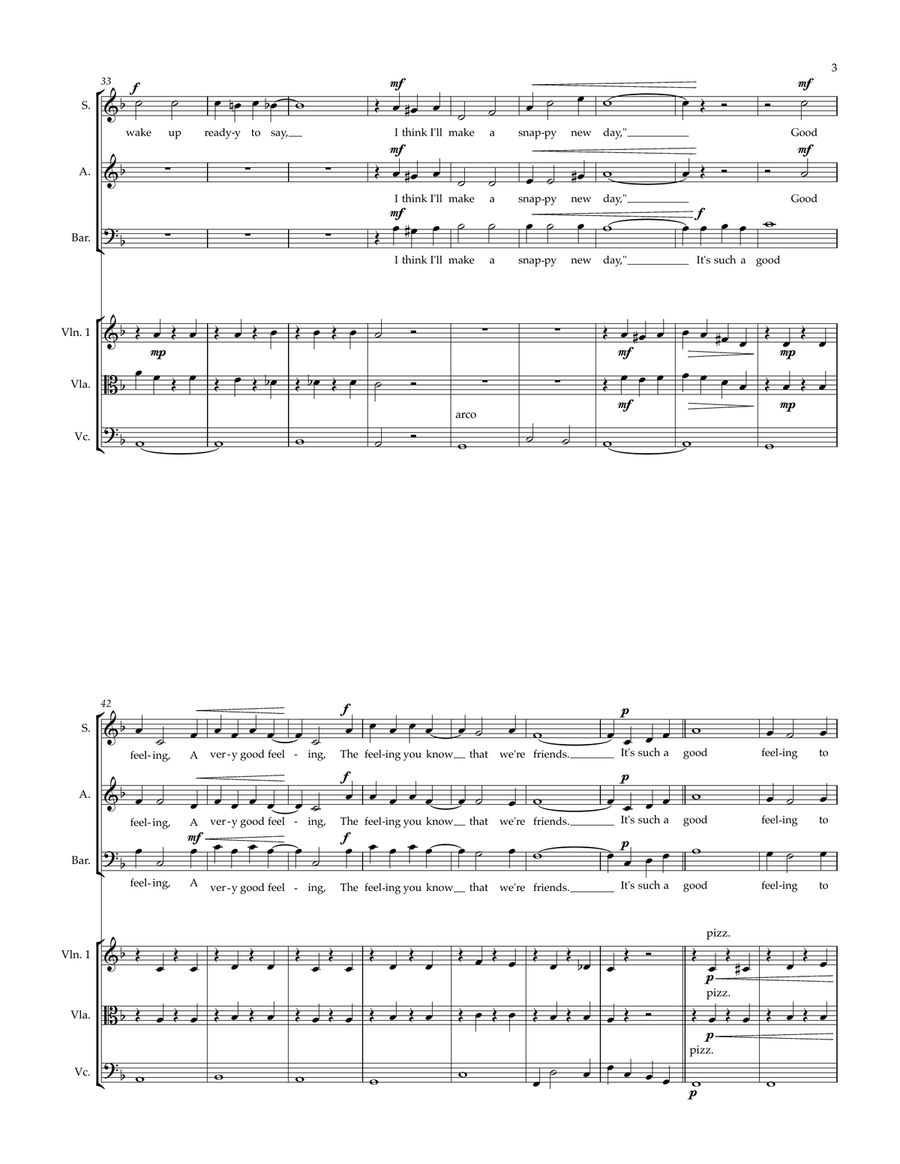 It's Such A Good Feeling Small Ensemble scores gallery preview page 3