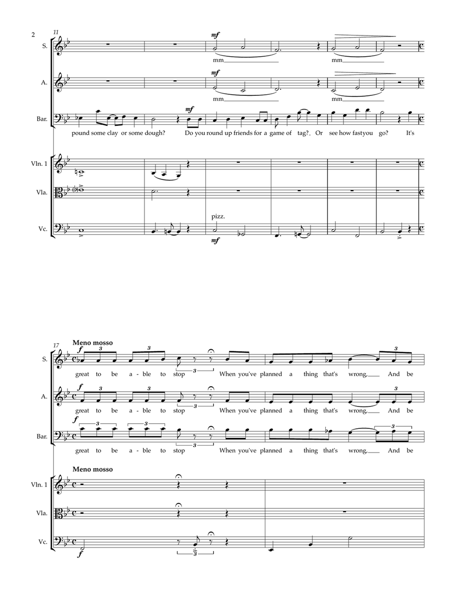 What Do You Do? 3-Part scores gallery preview page 2