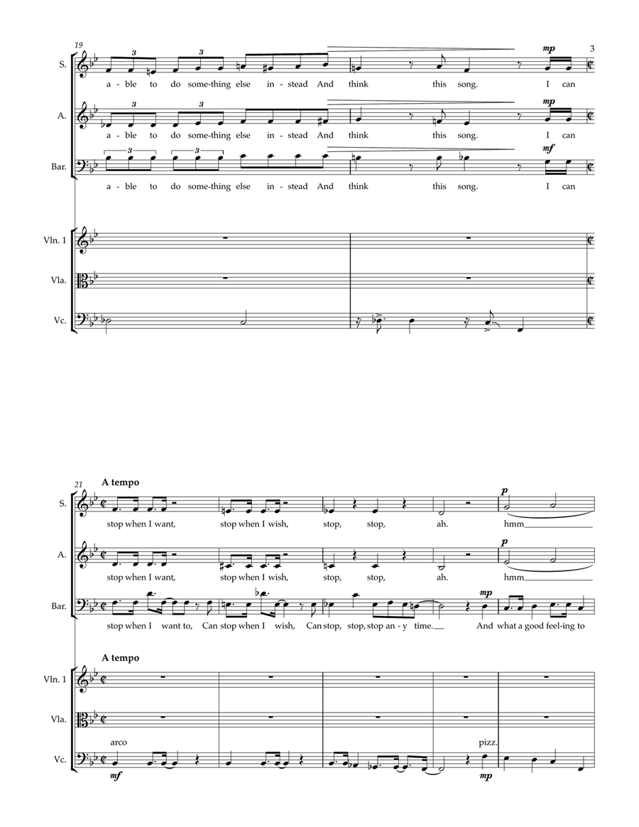What Do You Do? 3-Part scores gallery preview page 3