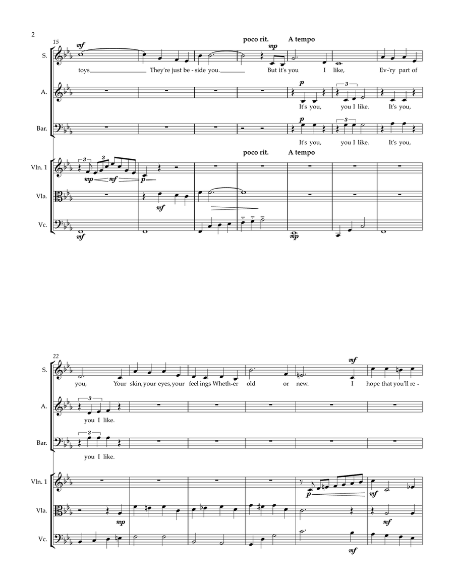 It's You I Like 3-Part scores gallery preview page 2
