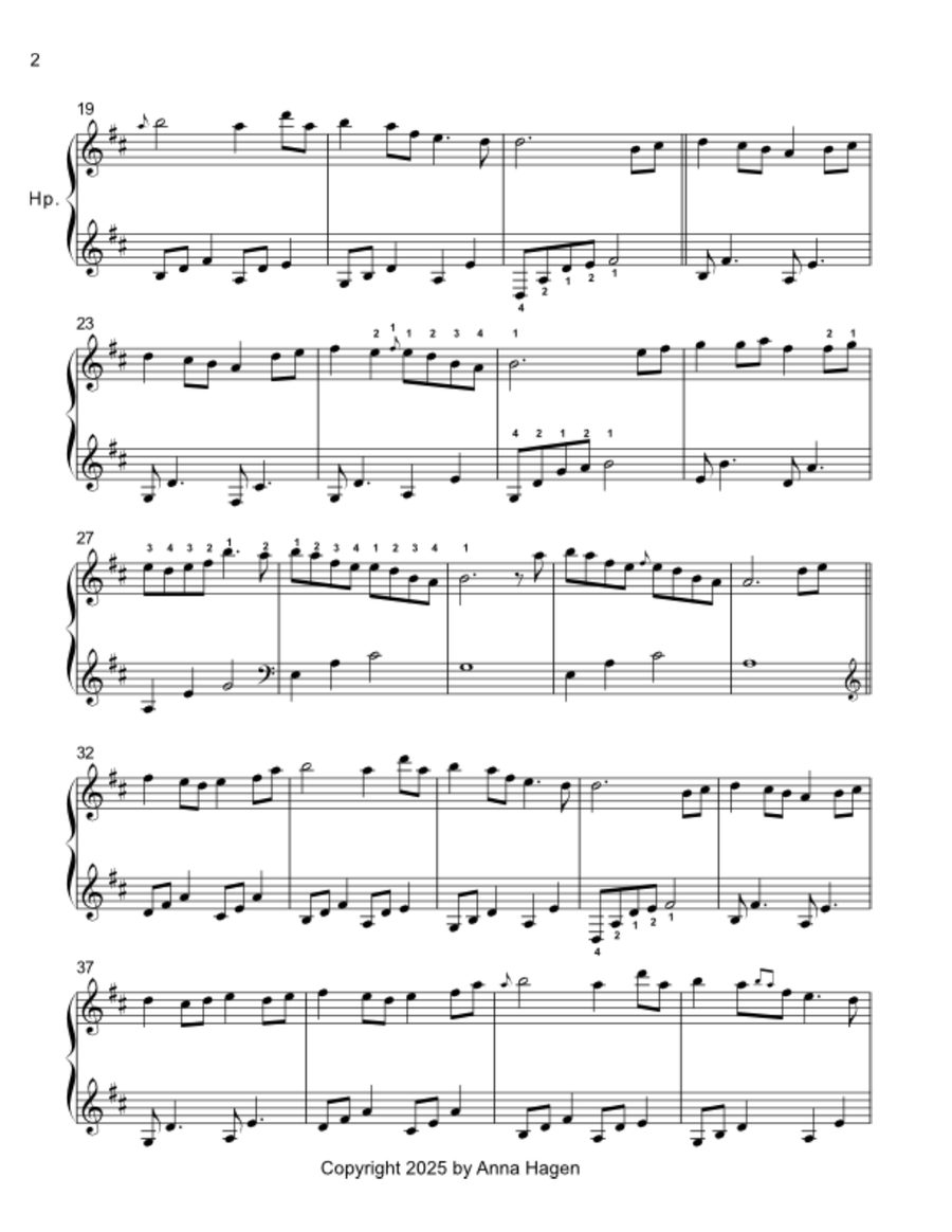 How Lovely Is Your Dwelling Celtic Harp scores gallery preview page 3
