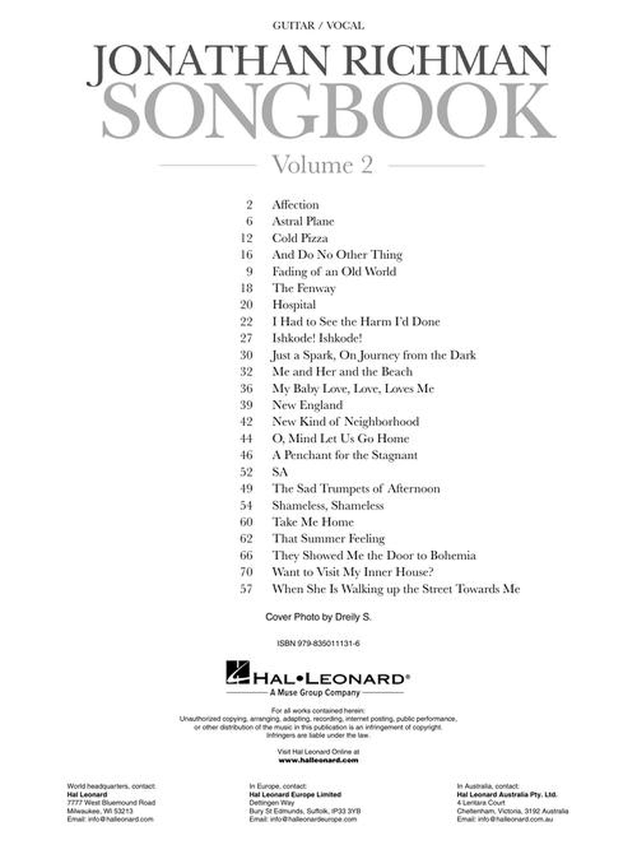 Jonathan Richman Songbook – Volume 2 Acoustic Guitar scores gallery preview page 3