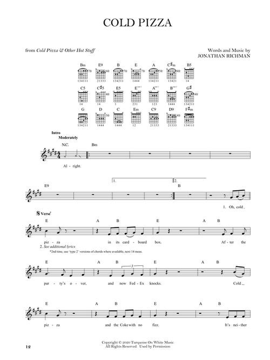 Jonathan Richman Songbook – Volume 2 Acoustic Guitar scores gallery preview page 5