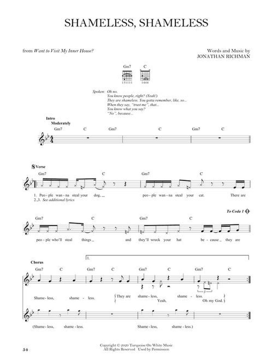 Jonathan Richman Songbook – Volume 2 Acoustic Guitar scores gallery preview page 6