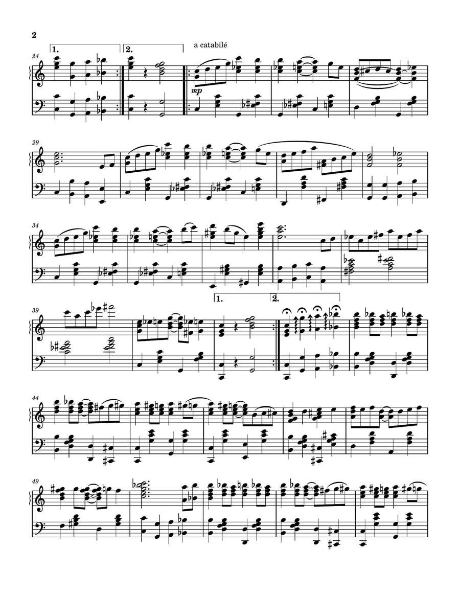 Rhapsodic Rag ( A Deluded Cacophony) Piano Solo scores gallery preview page 2