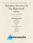 Medley: Bad Idea with (You've Got It) The Right Stuff