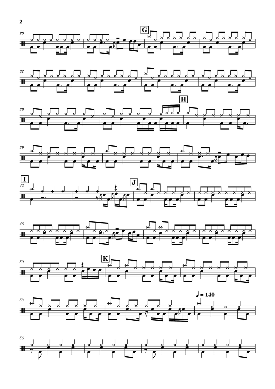 Seize The Day Seize The Day Drum Set scores gallery preview page 2