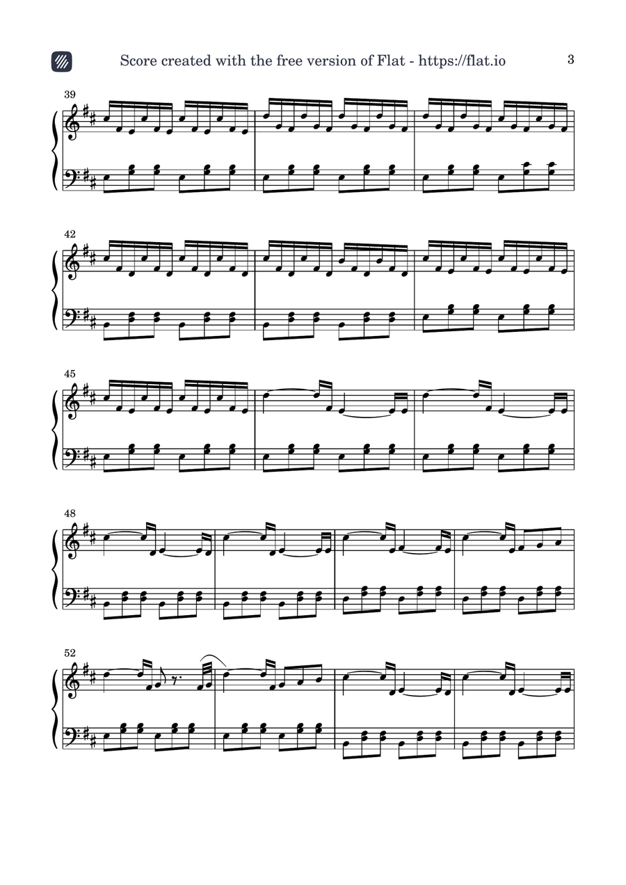 Postcard From Milan Part - Digital Sheet Music page 3