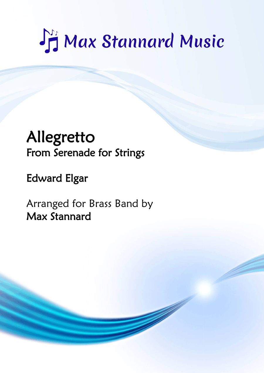 Allegretto from Serenade for Strings String Orchestra scores gallery preview page 1