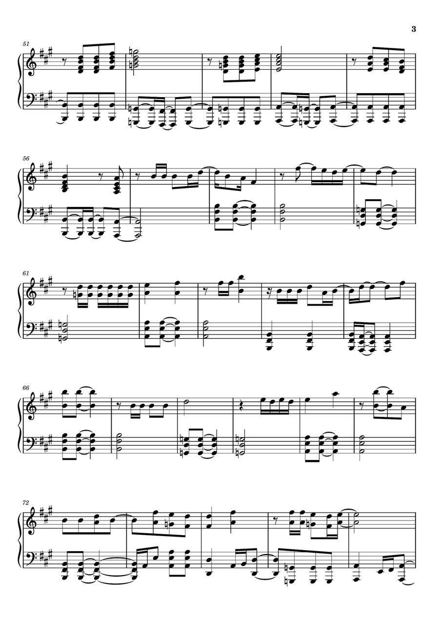 I Want It All I Want It All Piano Solo scores gallery preview page 3