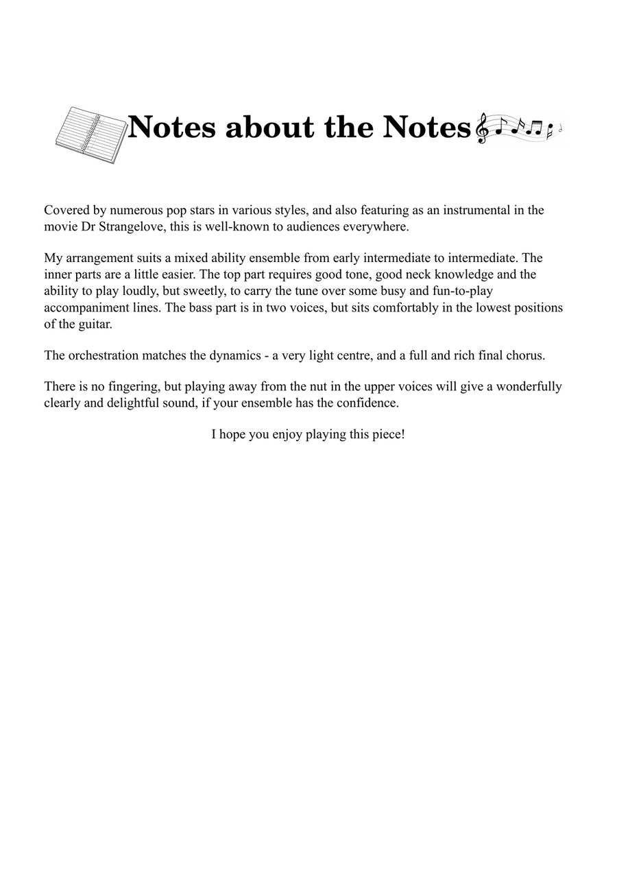 Try A Little Tenderness Guitar Ensemble scores gallery preview page 3