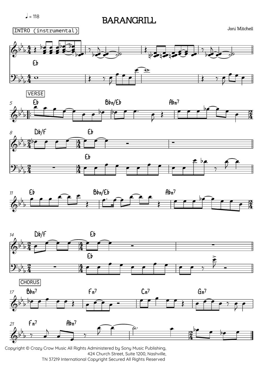 Barangrill Barangrill Piano scores gallery preview page 1