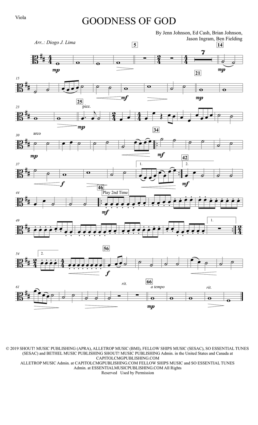 Goodness Of God Goodness Of God Large Ensemble scores gallery preview page 4