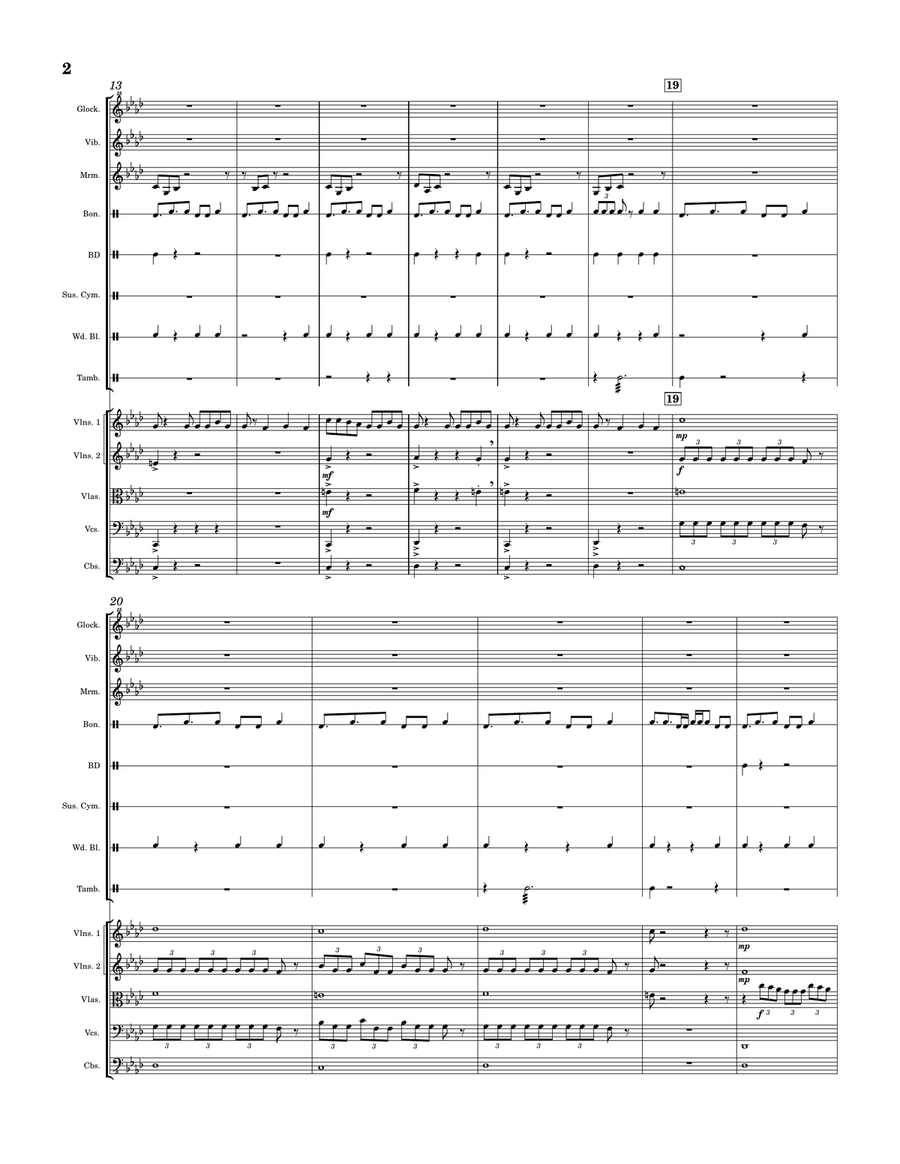 Angels In Tibet Angels In Tibet Large Ensemble scores gallery preview page 2