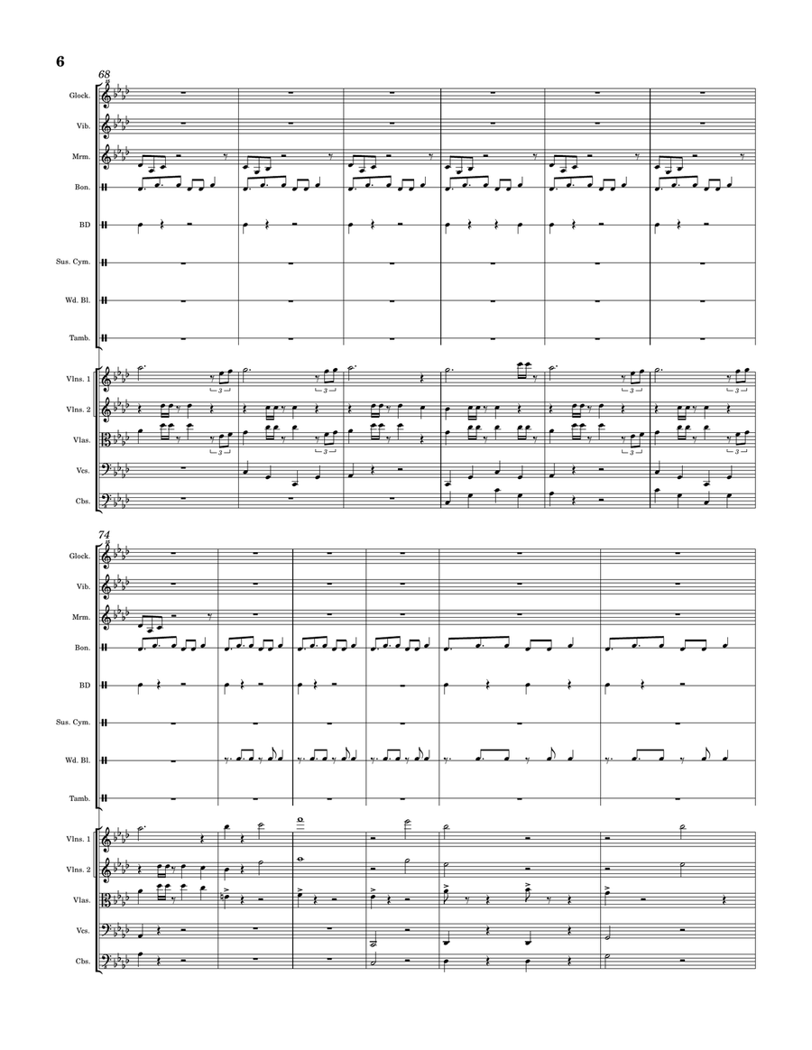 Angels In Tibet Angels In Tibet Large Ensemble scores gallery preview page 6