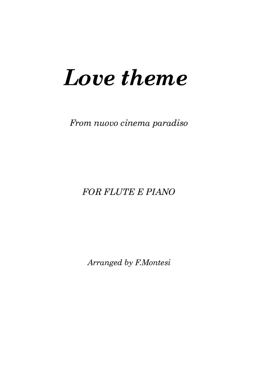 Love Theme (Tema D'amore) Flute Solo scores gallery preview page 2