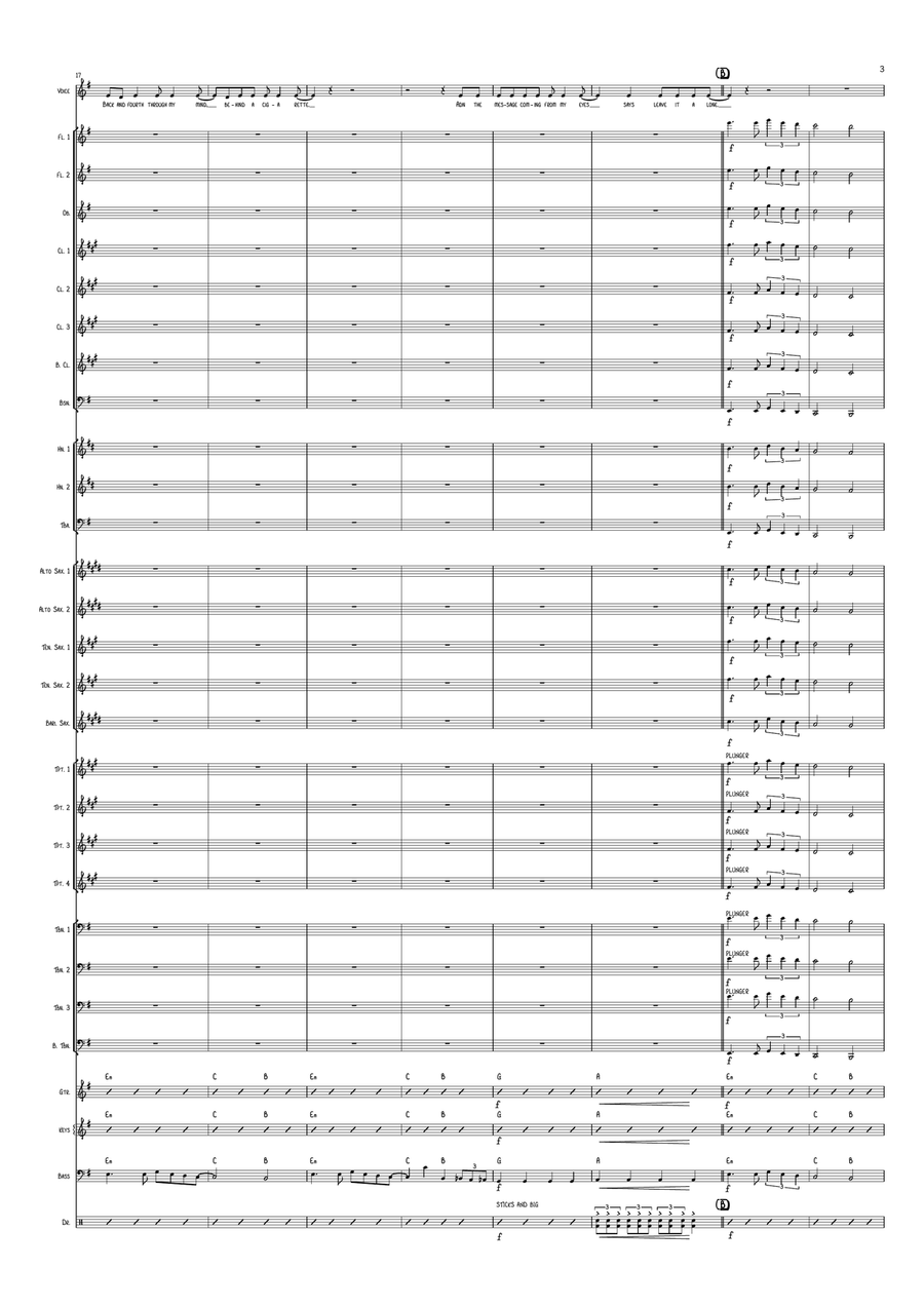 Seven Nation Army Seven Nation Army Concert Band scores gallery preview page 3