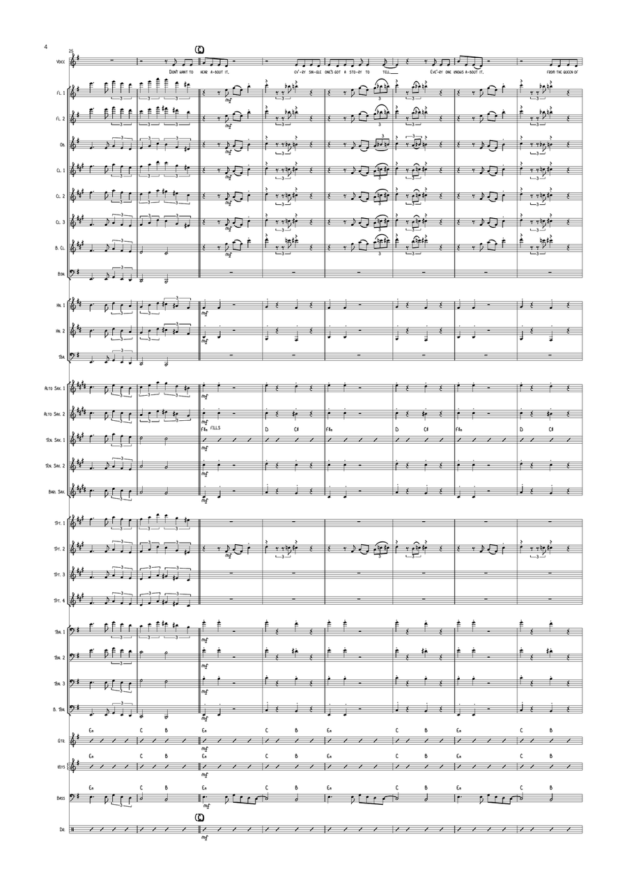 Seven Nation Army Seven Nation Army Concert Band scores gallery preview page 4