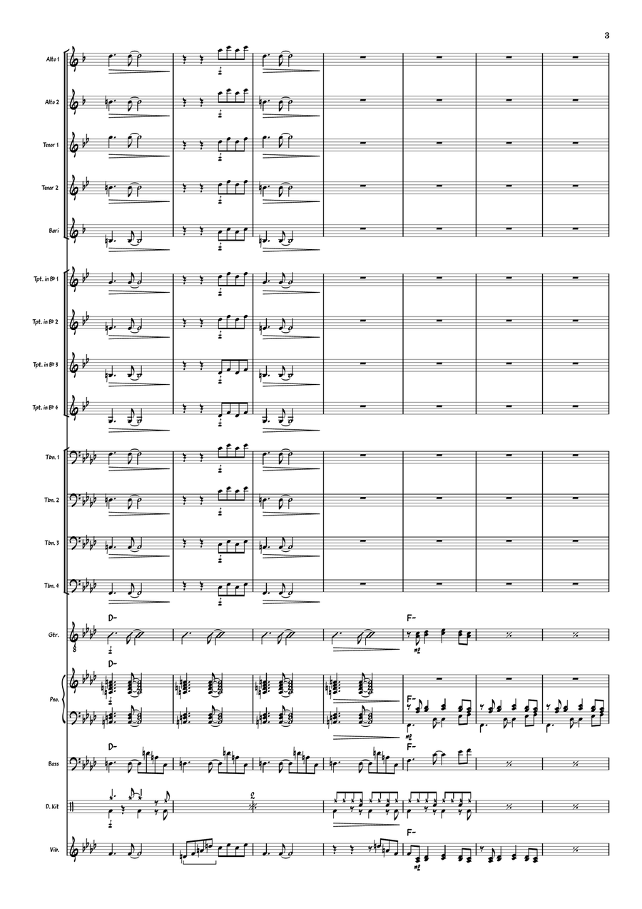 Cantaloupe Island Cantaloupe Island Jazz Ensemble scores gallery preview page 3
