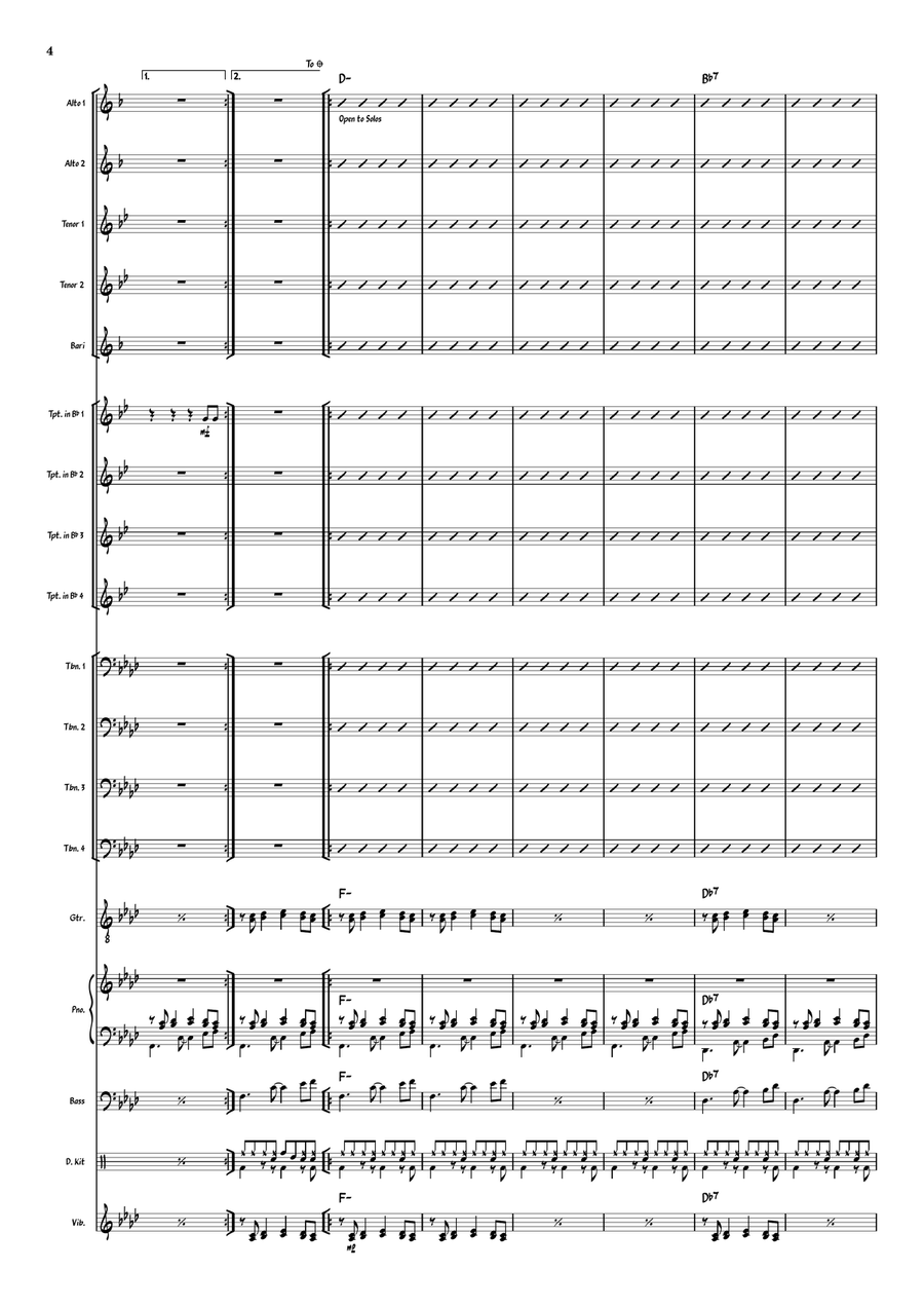 Cantaloupe Island Cantaloupe Island Jazz Ensemble scores gallery preview page 4