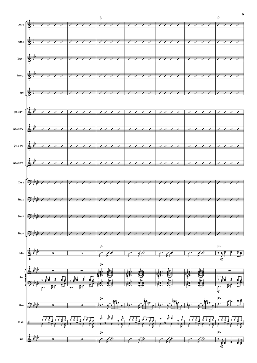 Cantaloupe Island Cantaloupe Island Jazz Ensemble scores gallery preview page 5