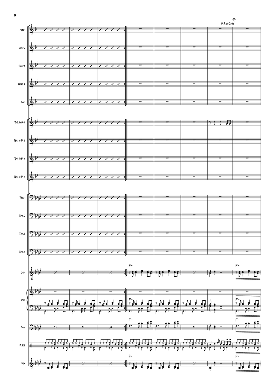 Cantaloupe Island Cantaloupe Island Jazz Ensemble scores gallery preview page 6