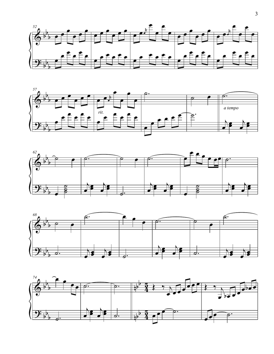 Naked Love Naked Love Piano Solo scores gallery preview page 3