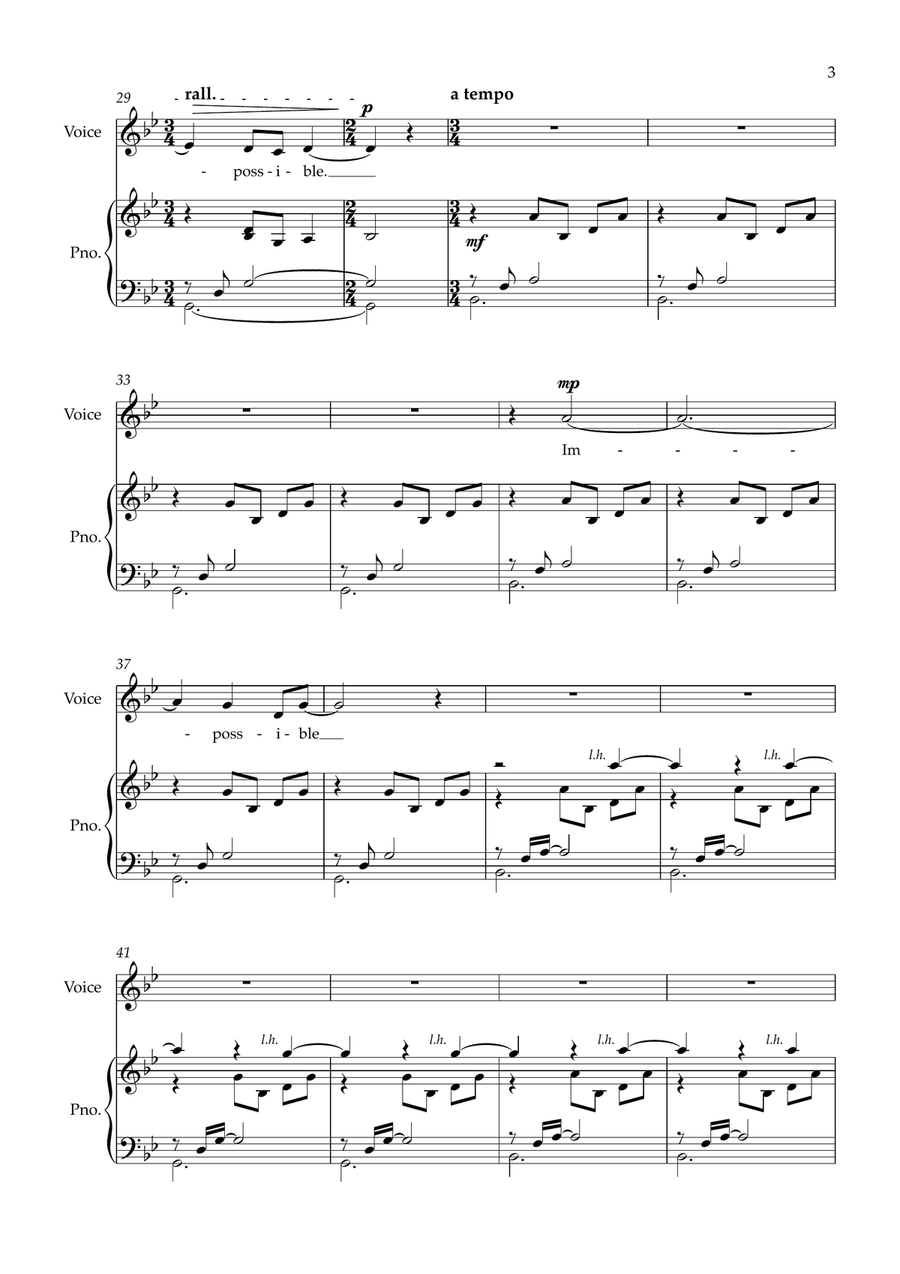 Once Upon Impossible Once Upon Impossible Piano, Vocal scores gallery preview page 3