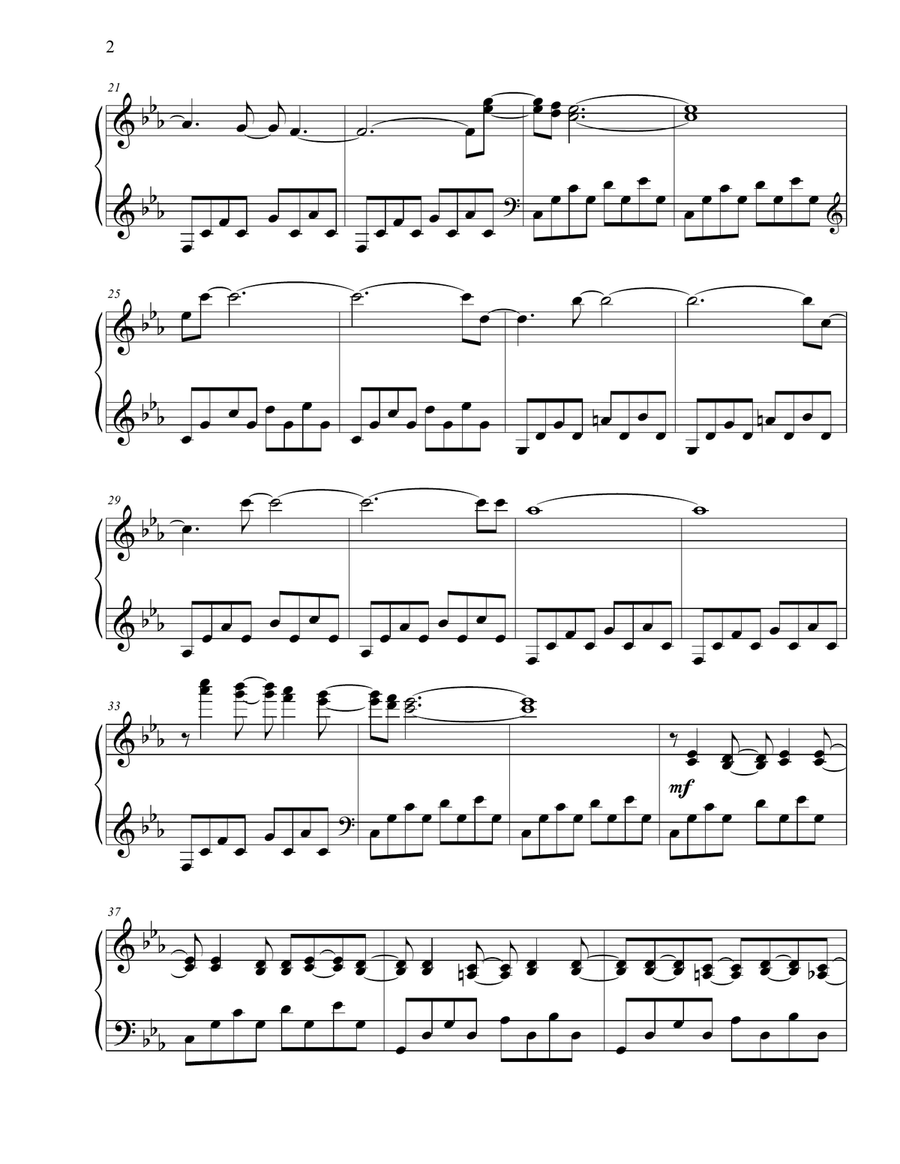 The Journey The Journey Piano Solo scores gallery preview page 2
