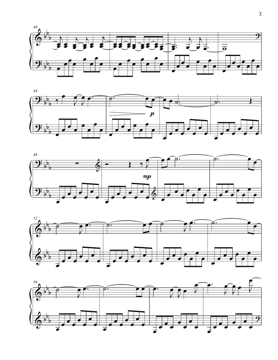 The Journey The Journey Piano Solo scores gallery preview page 3