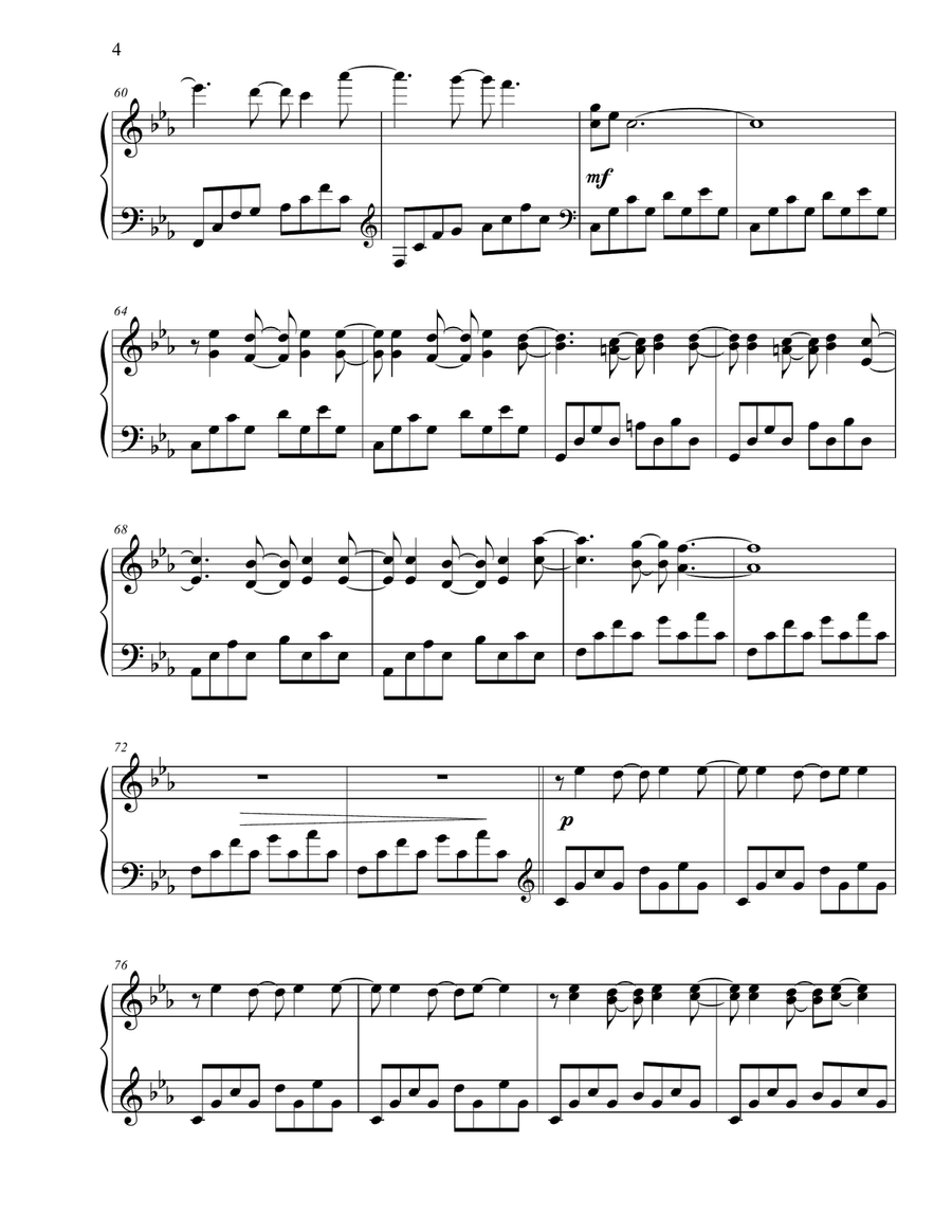 The Journey The Journey Piano Solo scores gallery preview page 4
