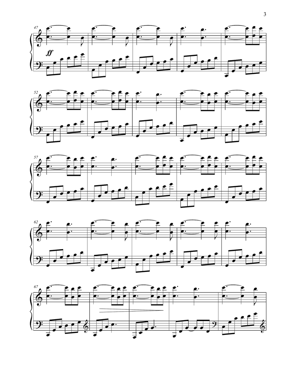 The Lost Ballerina The Lost Ballerina Piano Solo scores gallery preview page 3