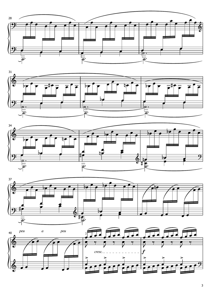 Claude Debussy - Pour le piano L.95 No.1 I. Prélude - for Piano Solo With Fingered Original Piano Solo scores gallery preview page 3