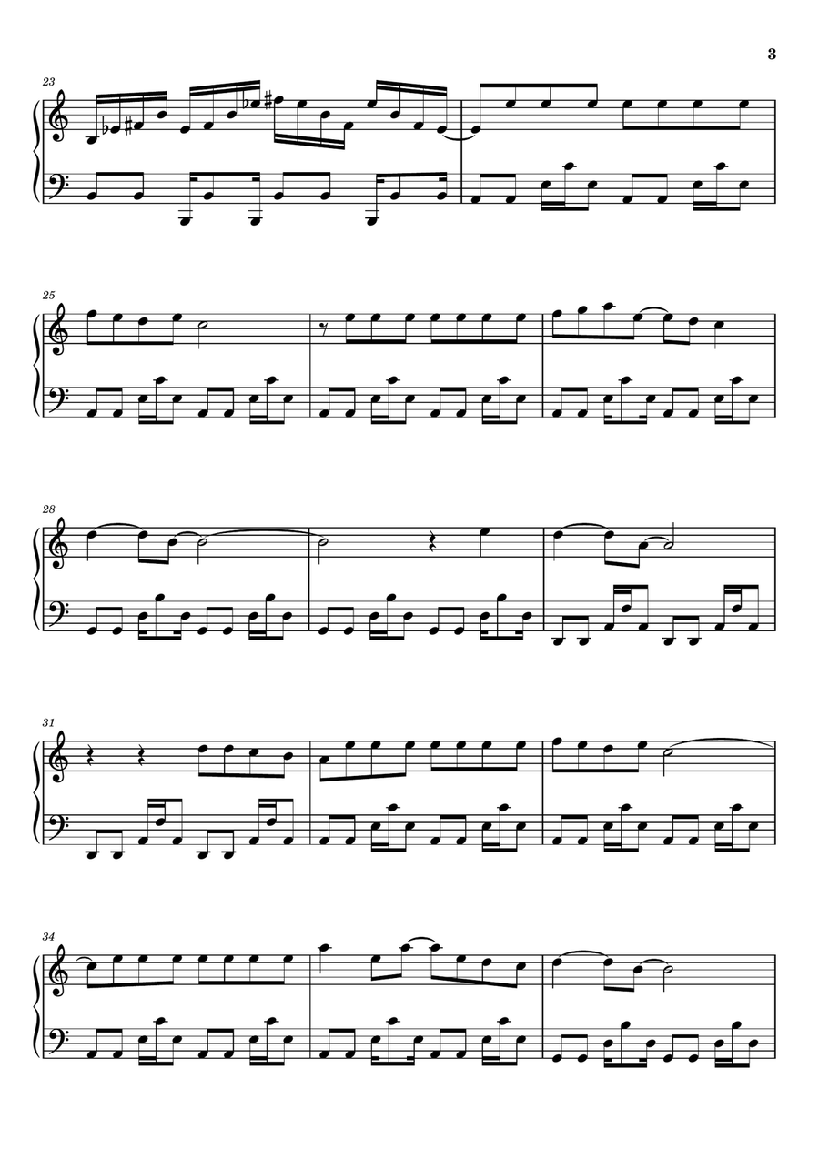 Living On My Own Living On My Own Piano Solo scores gallery preview page 3