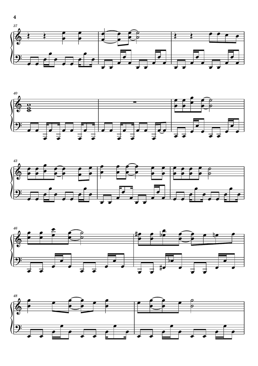 Living On My Own Living On My Own Piano Solo scores gallery preview page 4