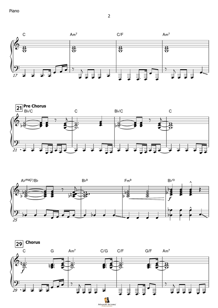 Can't Stop The Feeling! Bass Clarinet scores gallery preview page 6