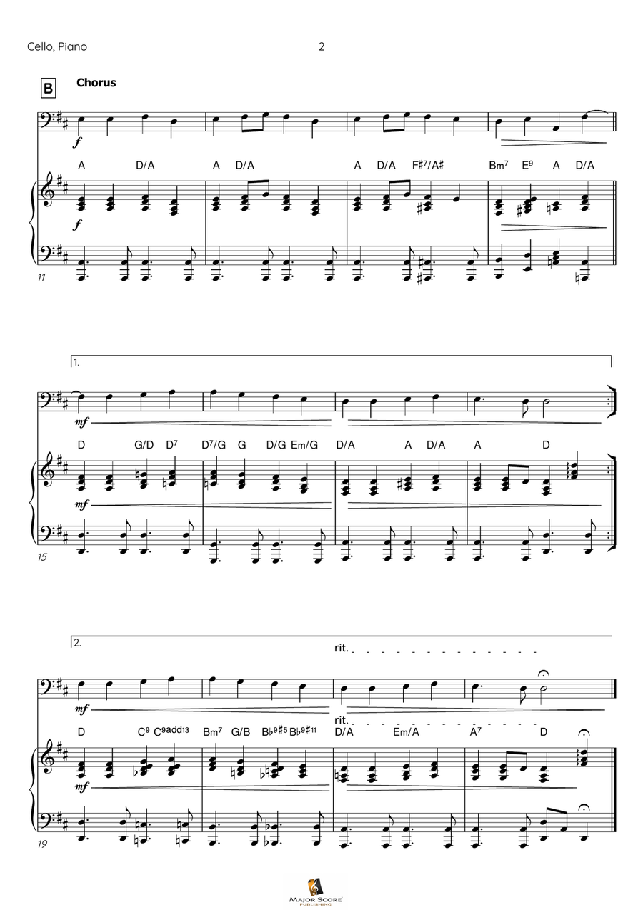 Ode to Joy (Modern version) Piano scores gallery preview page 3
