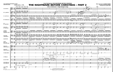 The Nightmare Before Christmas (Part 2) (arr. Michael Brown) - Full Score