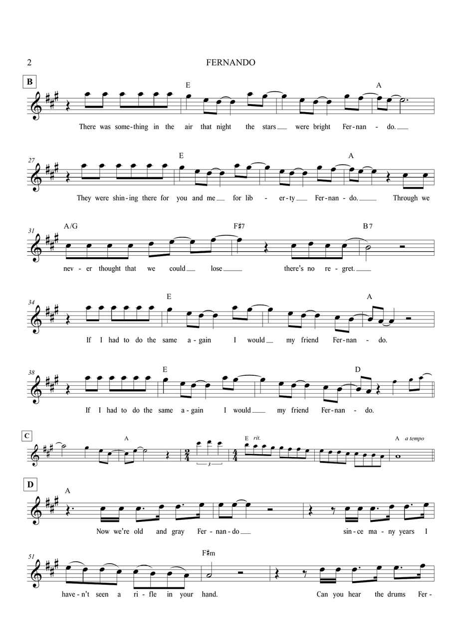 Fernando Piano scores gallery preview page 2