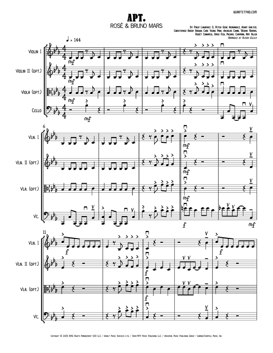 Apt. String Trio scores gallery preview page 1