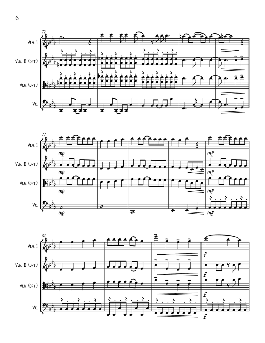Apt. String Trio scores gallery preview page 6